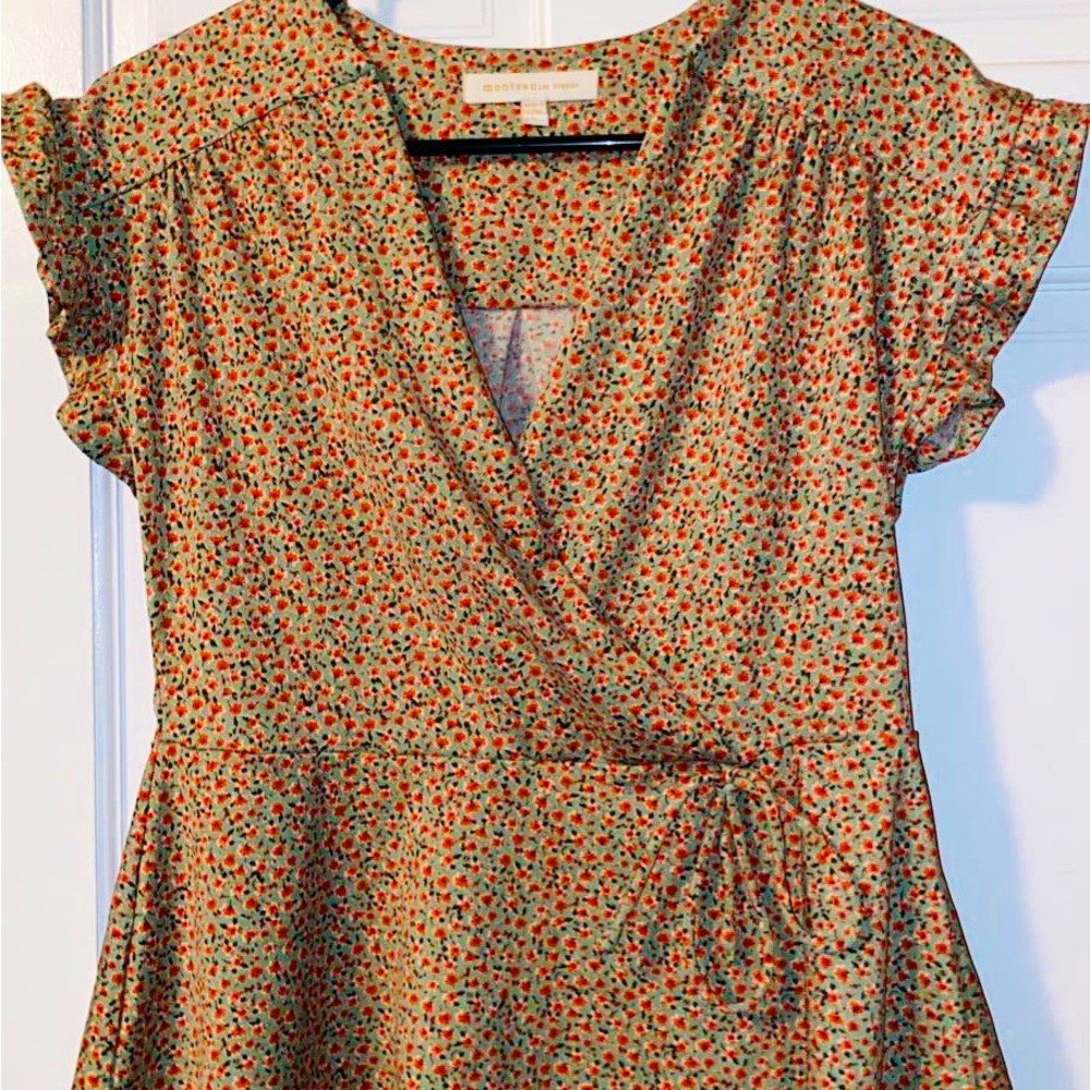 Floral a-line top